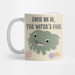 Come On In The Water's Fine Funny Tasselled Wobbegong Mug